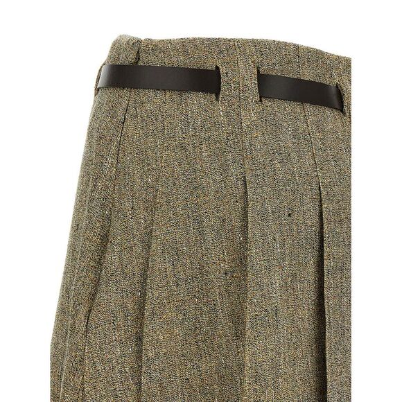 Ferragamo Women 'Gancini' Belt Skirt - Picture 4 of 4